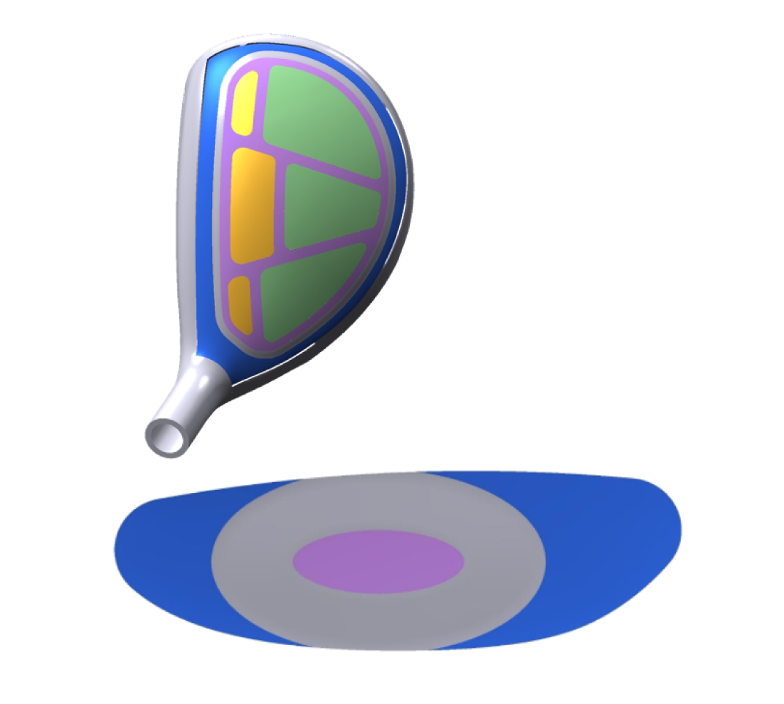 Gậy Hybrid Honma Beres 09 - 3 Sao