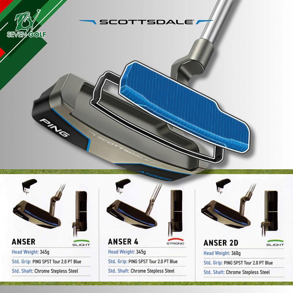 Bộ Sưu Tập Gậy Putter Ping Scottsdale 2025 - Chỉ Số MOI Cao Hơn Trên Mọi Mẫu Gậy