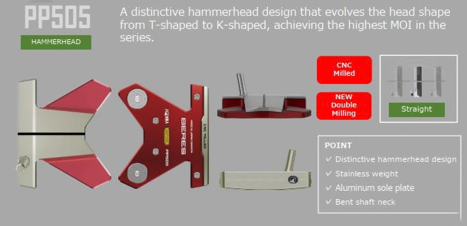 Honma Ra mắt dòng gậy Putter Beres PP500 Mới Nhất 2025
